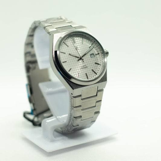 Dl 176 Chain Date Silver Chain - Silver Case & Silver Dial - Saturn Watches