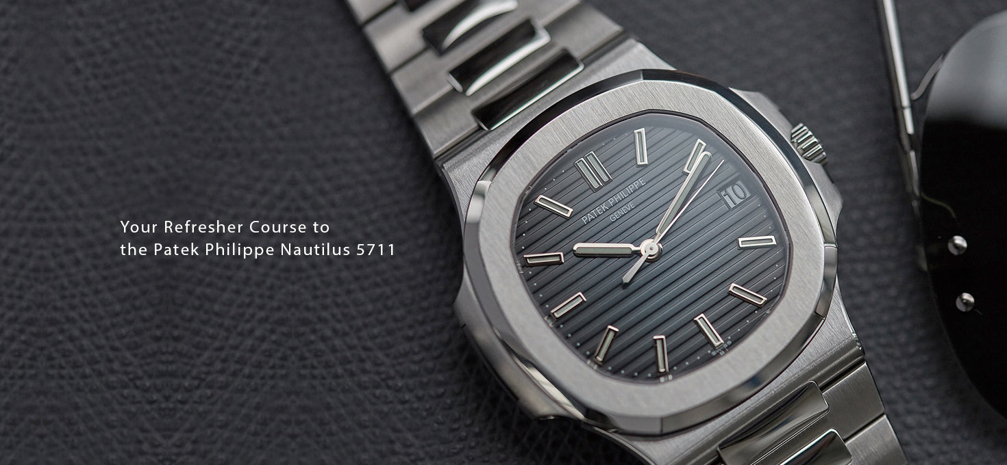 PP Silver Chain with Blue Dial