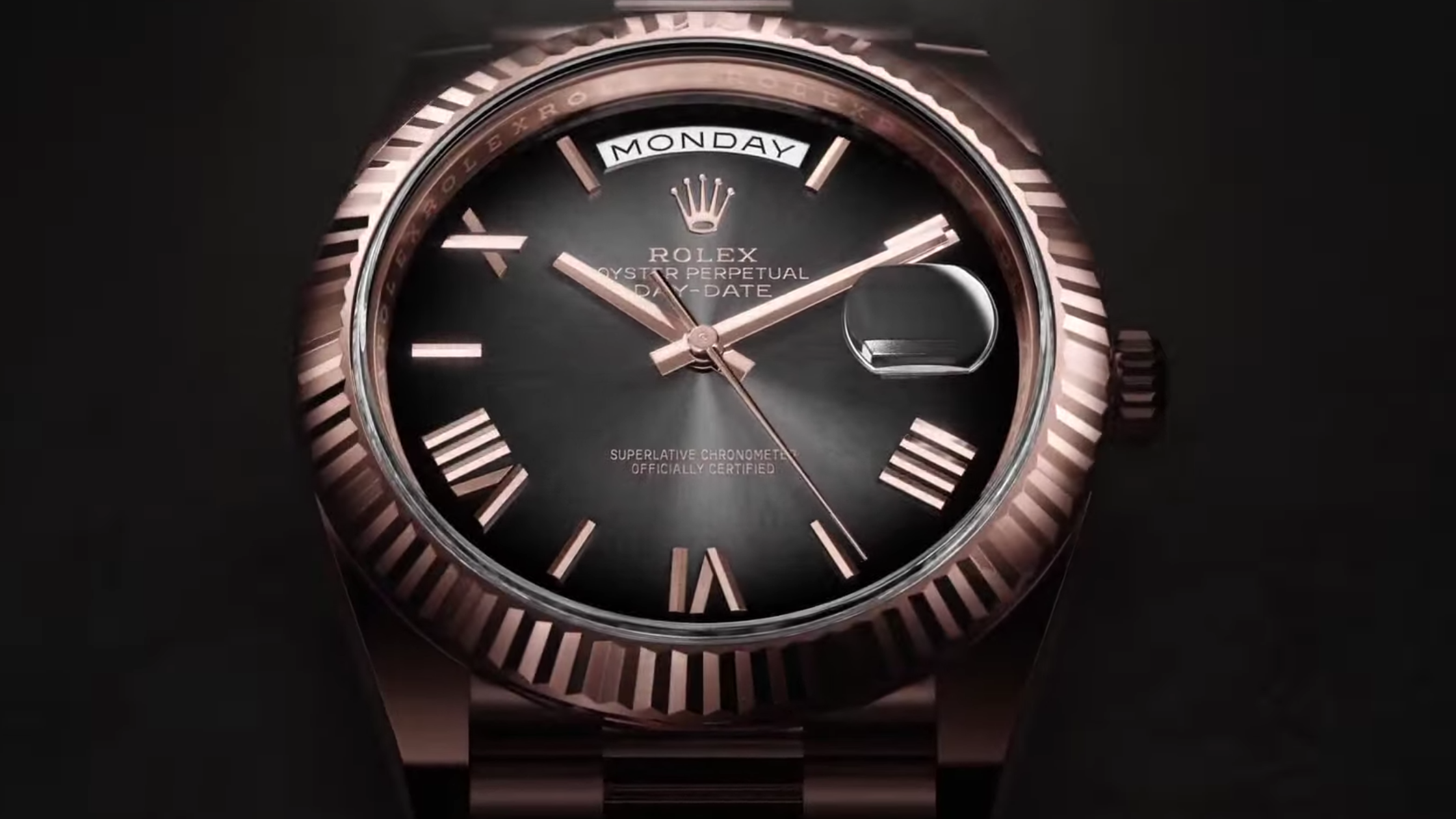 RLX  Black Dial with Golden Chain